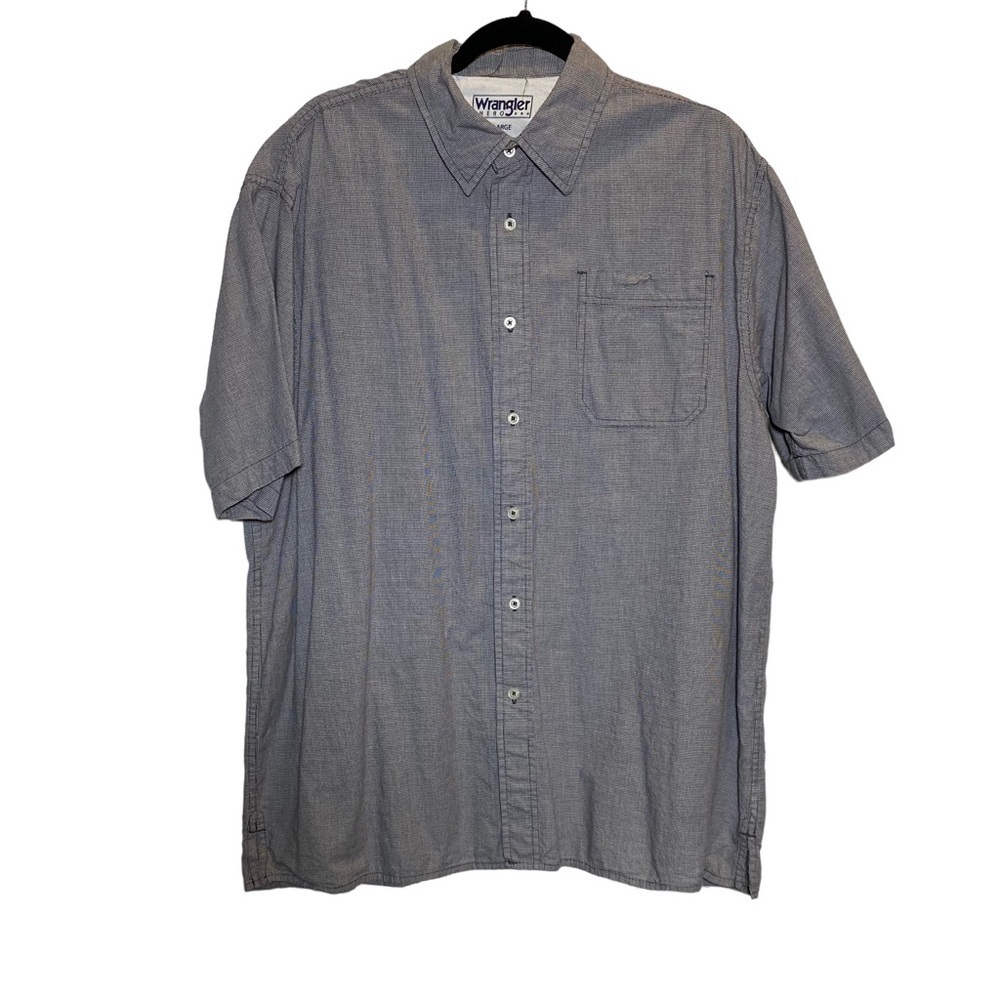 Wrangler men's size XL Hero short sleeve button up shirt cotton